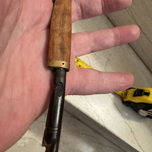 Collectible Handmade Knife Patssis Skopelos with Authentic Horn Handle, Folk Art