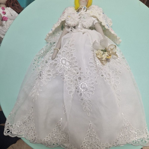 Handmade Bride Doll new, decorative and for play