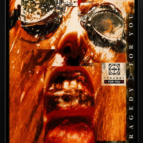Front 242 poster 32×23cm with frame