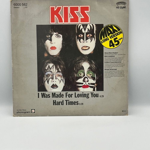 Kiss I Was Made For Loving You vinyl single used