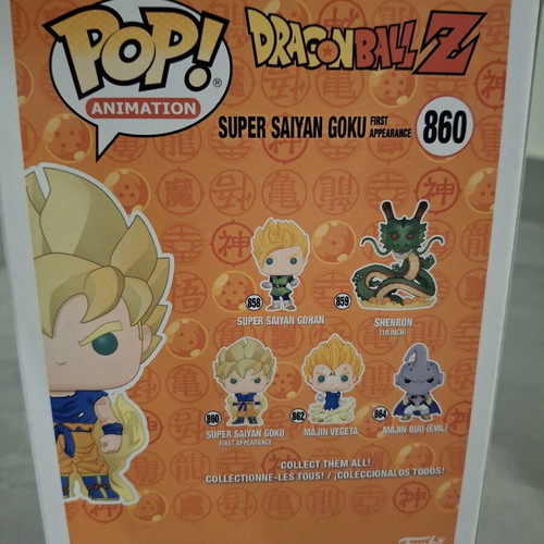 Funko POP! Dragon Ball Z Super Saiyan Goku First Appearance mint