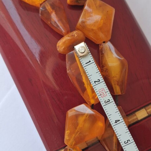 Amber Worry Beads like new, transparent, large proportional beads