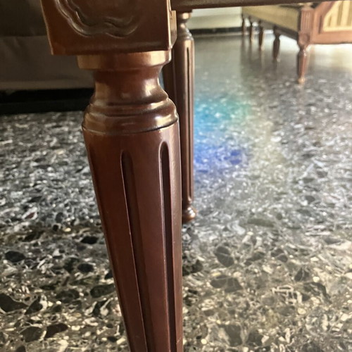 Coffee table used, dimensions 110x49x41 cm