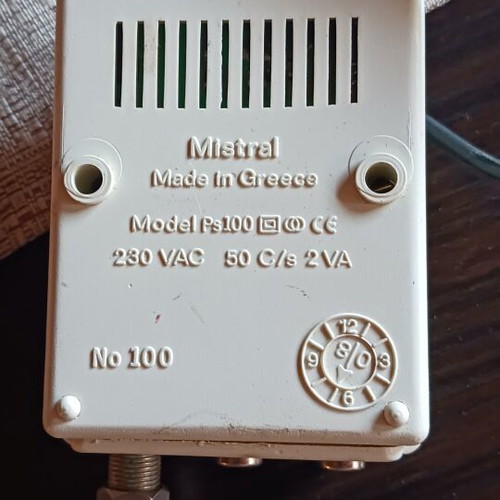 Mistral TV Modulator Mod 24 like new, RF audio/video output