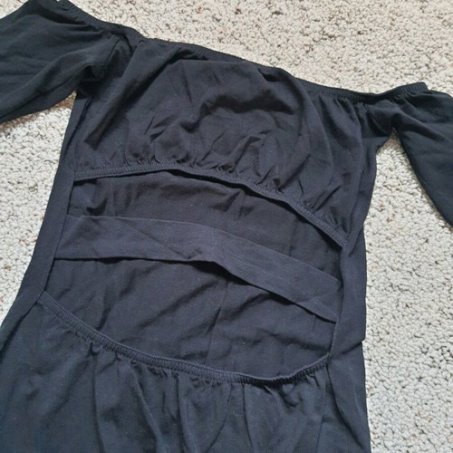 Night Out dress black, like new, size S/M, 100% cotton