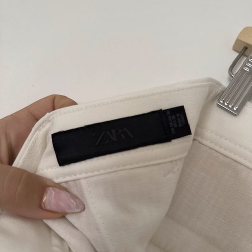 Zara men's pants white size M new