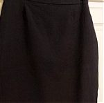  Ψιλόμεση pencil φούστα Rhodes & Beckett, σκούρο ανθρακί/μαύρο, μέγεθος medium