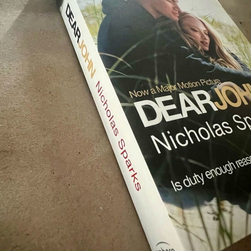 Dear John book like new, in English