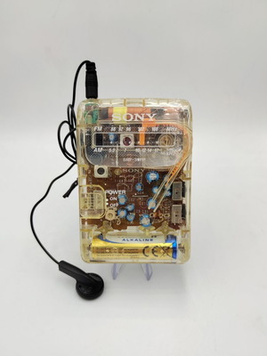 Sony SRF-39FP διάφανο ραδιόφωνο FM/AM μεταχειρισμένο, πλήρως λειτουργικό