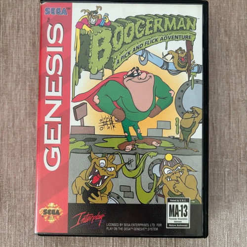 Boogerman Sega Genesis Mega Drive game used, English