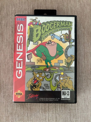 Boogerman Sega Genesis Mega Drive game used, English