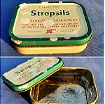  Strepsils Παλιό Συλλεκτικό Μεταλλικό Κουτάκι