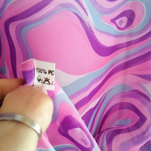 Asymmetric tunic poncho one size S-XL, brand new, retro psychedelic print