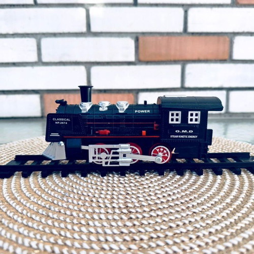 Electric train set with number 8 tracks