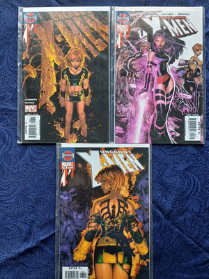 Uncanny X-Men pack of 3 comics like new, English