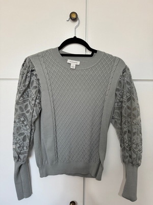 Sweater Caligraphie size S like new, grey