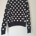 Pullover sweater polka dot like new, size M, black and white