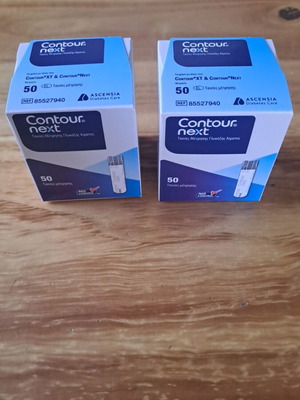 Тест ленти за кръвна захар Contour Next нови, 2 кутии по 50 бр