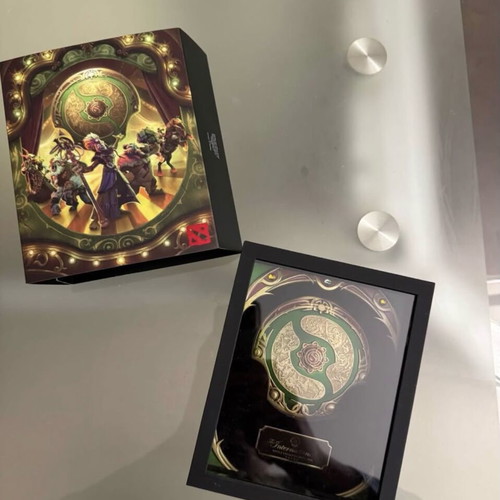 Aegis 2024 Dota 2 collectible like new from the Compendium