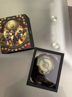 Aegis 2024 Dota 2 collectible like new from the Compendium