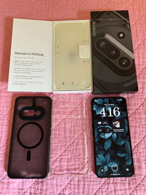 Nothing Phone 3a 5G 128GB σαν καινούργιο, μαύρο, Dual SIM
