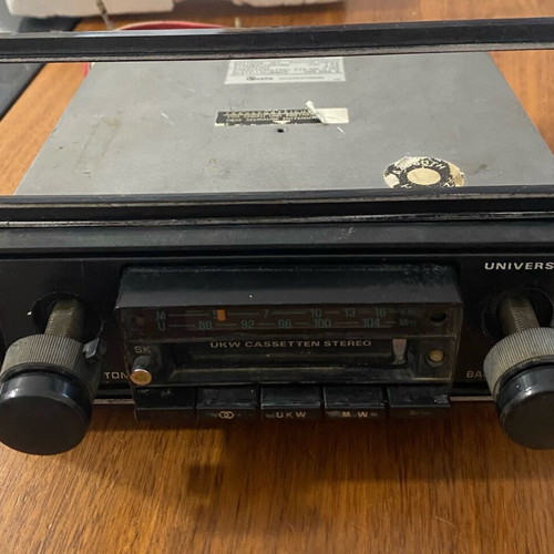 Universum car cassette radio used vintage