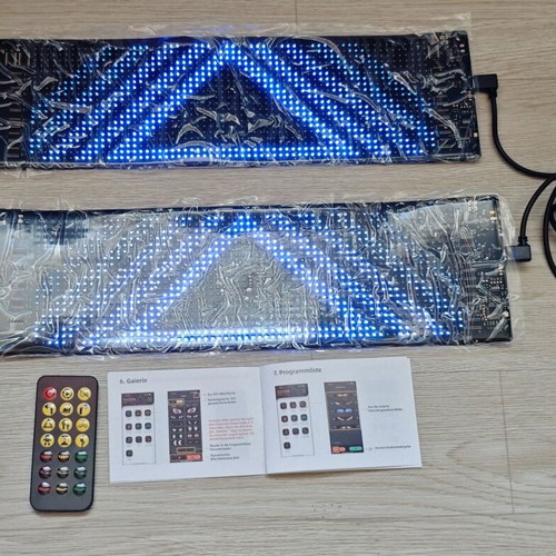 LED Matrix Panels Devil Eye New, 2 pcs, programmable with app and remote