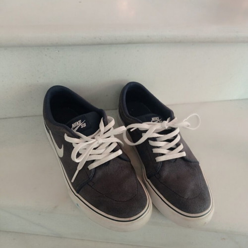 Nike sneakers μεταχειρισμένα, δερμάτινα σουέτ, μέγεθος 39, μπλε