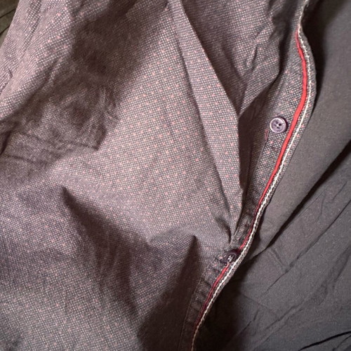 Men's shirt 7XL like new, blue and red
