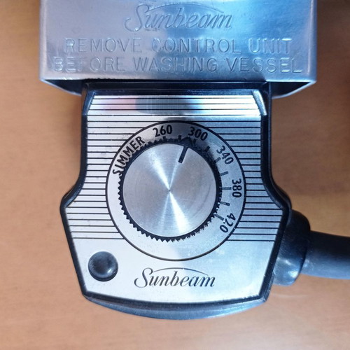 Φριτέζα Sunbeam συλλεκτική μεταχειρισμένη, μοντέλο R.C.F., αλουμίνιο 26 εκ.