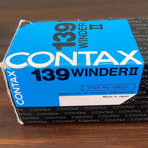 Contax 139 Winder II like new vintage film camera motor drive