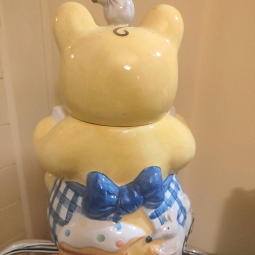 Bear vase like new, 30 cm height
