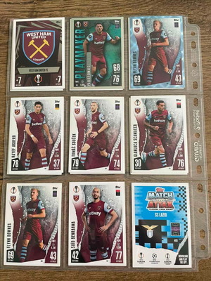 Topps Match Attax football cards new collection