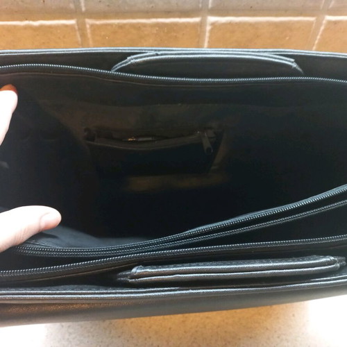 Falcon laptop case waterproof synthetic leather like new black