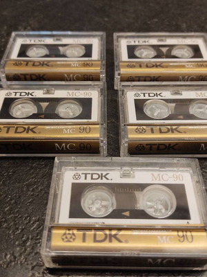 TDK MC90 μικροκασσέτες καινούργιες, πακέτο 5 τεμαχίων