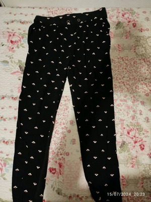 High-waisted pants used, size M 38 10