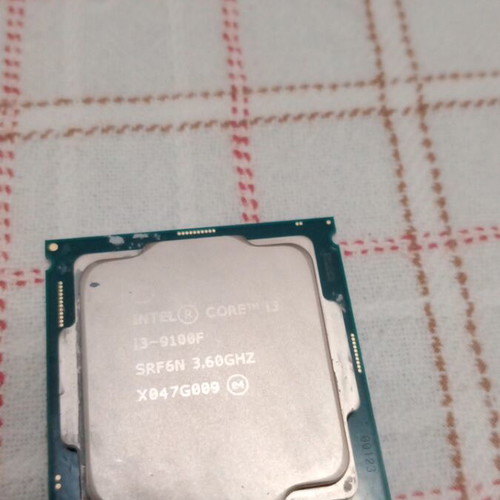 Intel i3 9100f used with stock cooler in excellent condition