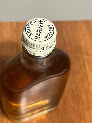 Harvey’s 1960 whisky miniature sealed vintage like new
