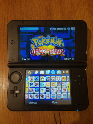 Nintendo 3DS XL modded φορητή κονσόλα με παιχνίδια