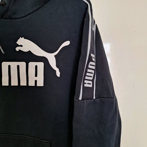 Puma hoodie like new, size M, black and white
