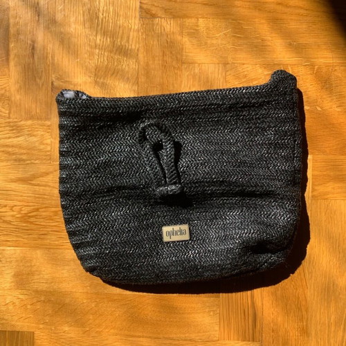 Ophelia small black handmade purse like new