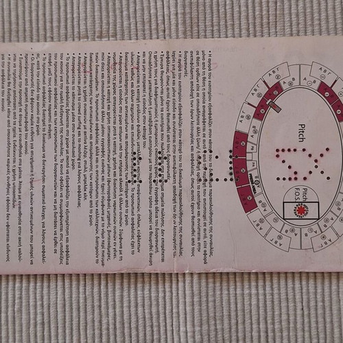 Red Hot Chili Peppers Concert Ticket used from Athens 2012