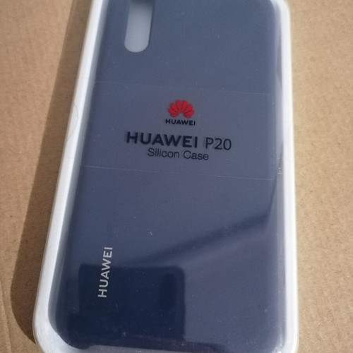 Huawei P20 Silicone Cases new, pack of 2, black and dark blue
