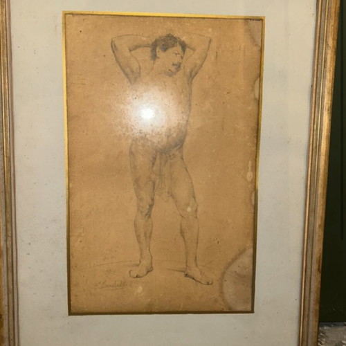 Signed painting by Polychronis Lebesis like new