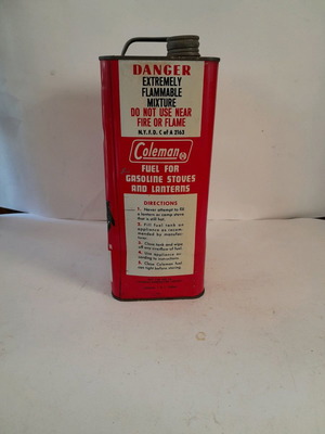 Coleman metal container used