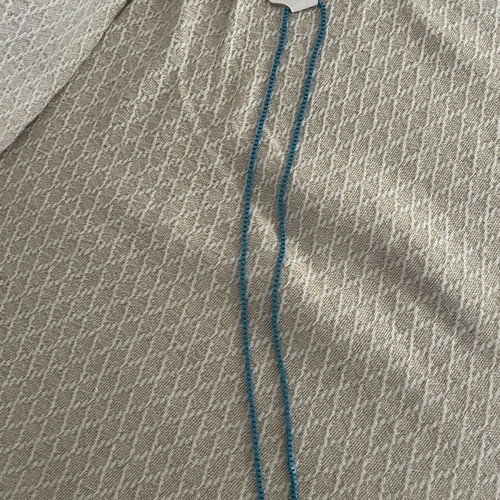 Blue necklace long chain new