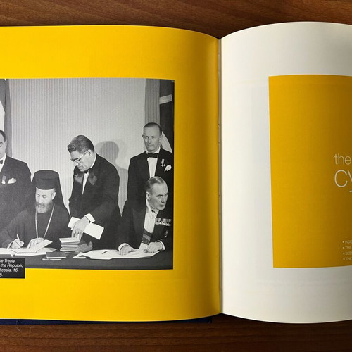 Window on Cyprus used, 50th anniversary edition Cyprus Republic