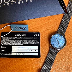 OOZOO Vintage Ατσάλινο γυναικείο ρολόι σε ανθρακί απόχρωση