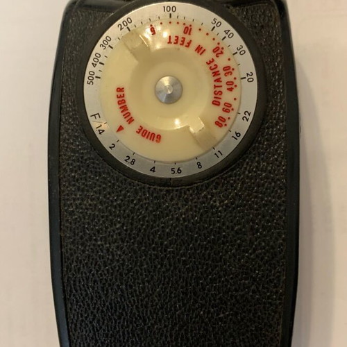 Flash used, vintage