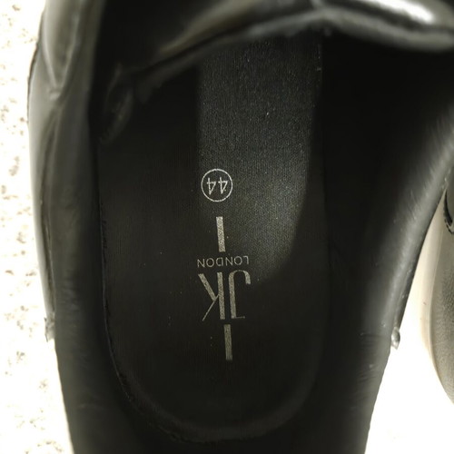 JK London men's shoes size 44 like new black and white casual